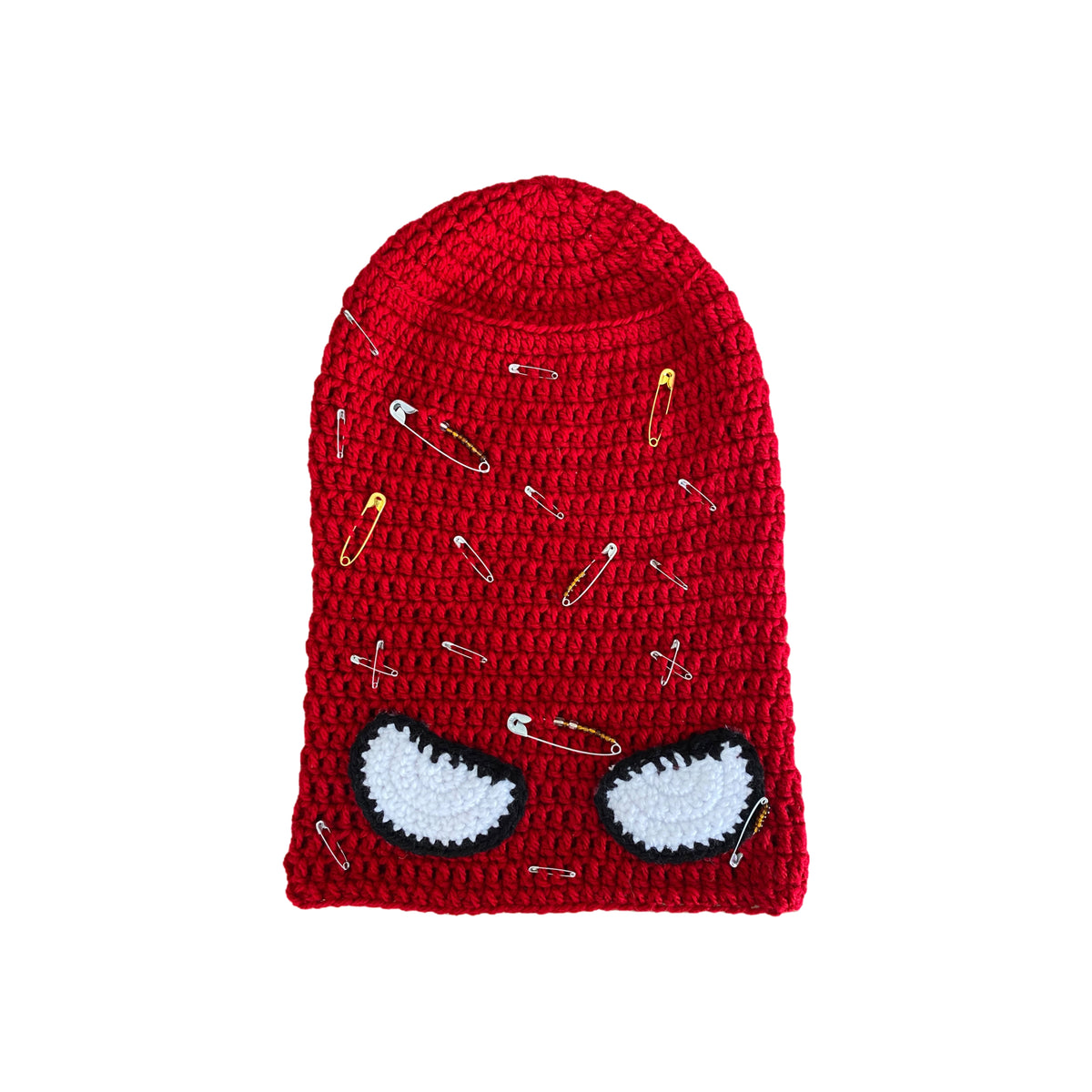 Red slouchy beanie