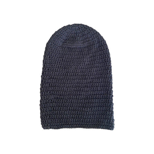 Black slouchy beanies